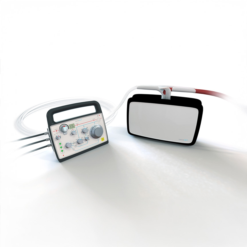 heart-lung device for hemovent